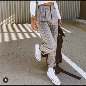 Plaid Trouser pant